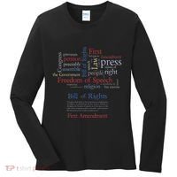Freedom Of Speech 1st Amendment Women's Long Sleeve Shirt thumb 0