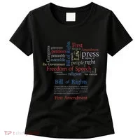 Freedom Of Speech 1st Amendment Women's T-Shirt thumb 0