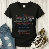 Freedom Of Speech 1st Amendment Women's T-Shirt thumb 3