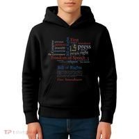 Freedom Of Speech 1st Amendment Kids Hoodie thumb 4