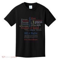 Freedom Of Speech 1st Amendment Kids T-Shirt thumb 0