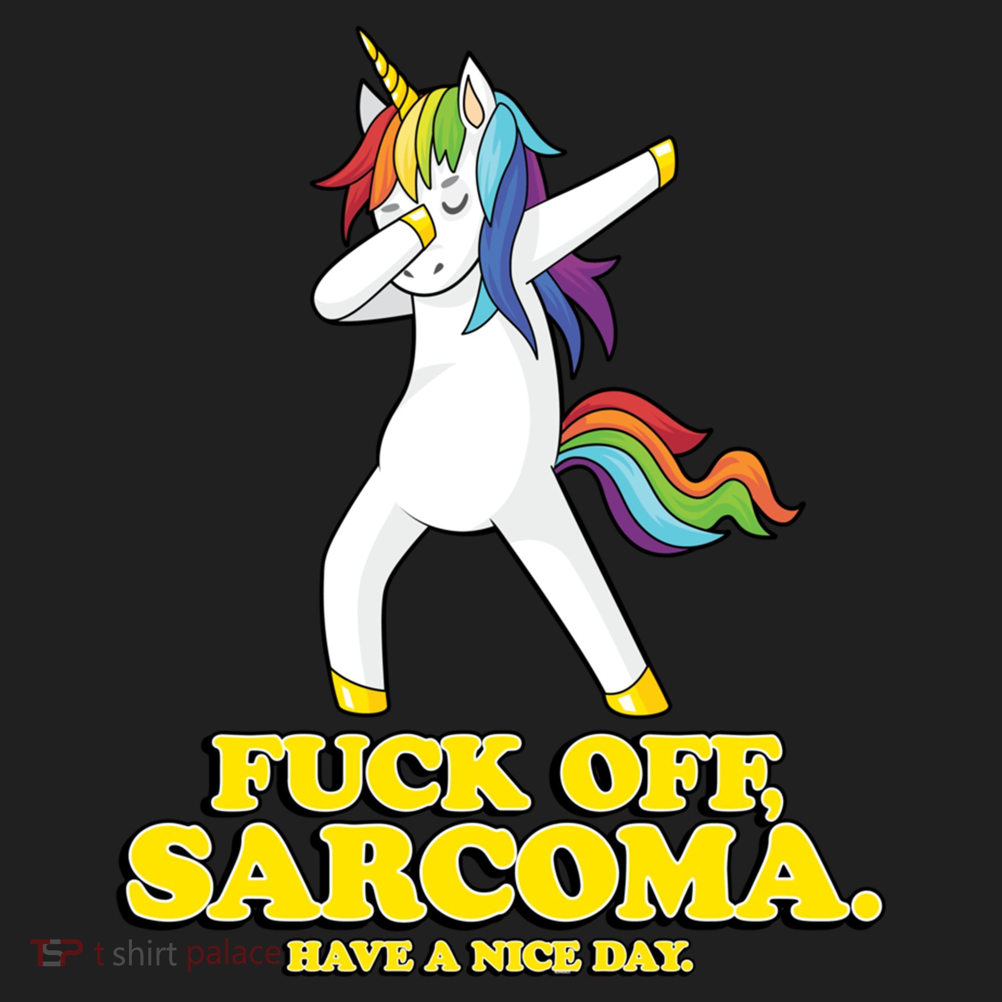 Fuck Off Sarcoma Funny Cancer Survivor Quote Unicorn Great Gift Women's Sweatshirt