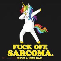 Fuck Off Sarcoma Funny Cancer Survivor Quote Unicorn Great Gift Ornament thumb 1