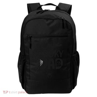 Funny One Spooky Dad Halloween Costume Family Matching Backpack