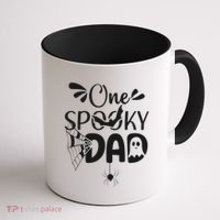 Funny One Spooky Dad Halloween Costume Family Matching Coffee Mug thumb 1