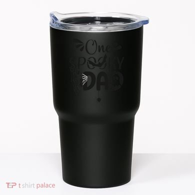 Funny One Spooky Dad Halloween Costume Family Matching Tumbler