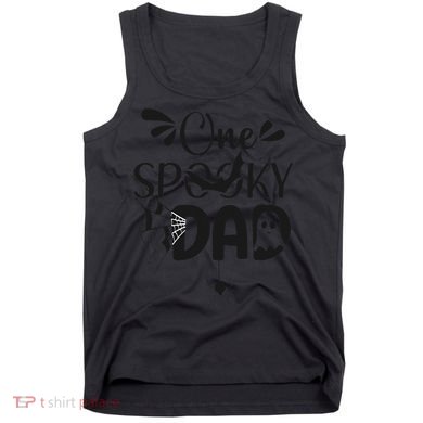 Funny One Spooky Dad Halloween Costume Family Matching Tank Top