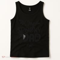 Funny One Spooky Dad Halloween Costume Family Matching Tank Top thumb 2