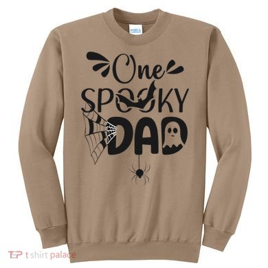 Funny One Spooky Dad Halloween Costume Family Matching Sweatshirt
