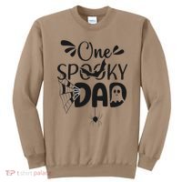 Funny One Spooky Dad Halloween Costume Family Matching Sweatshirt thumb 0