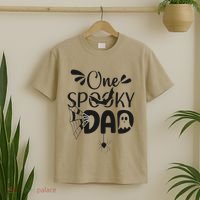 Funny One Spooky Dad Halloween Costume Family Matching T-Shirt thumb 2