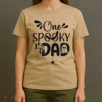 Funny One Spooky Dad Halloween Costume Family Matching T-Shirt thumb 4