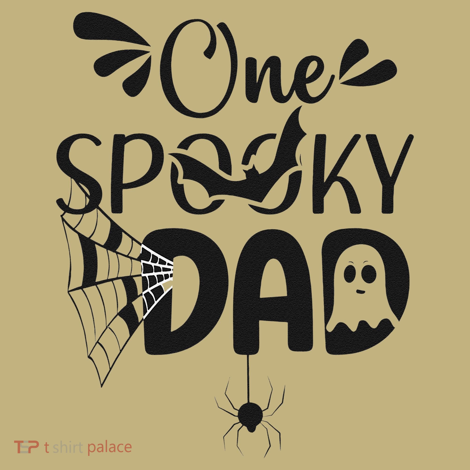 Funny One Spooky Dad Halloween Costume Family Matching T-Shirt
