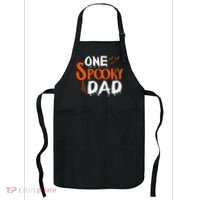 Funny One Spooky Dad Halloween Family Outfit Daddy Father Apron thumb 0