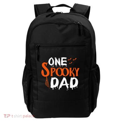 Funny One Spooky Dad Halloween Family Outfit Daddy Father Backpack