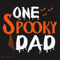 Funny One Spooky Dad Halloween Family Outfit Daddy Father Bucket Hat thumb 4