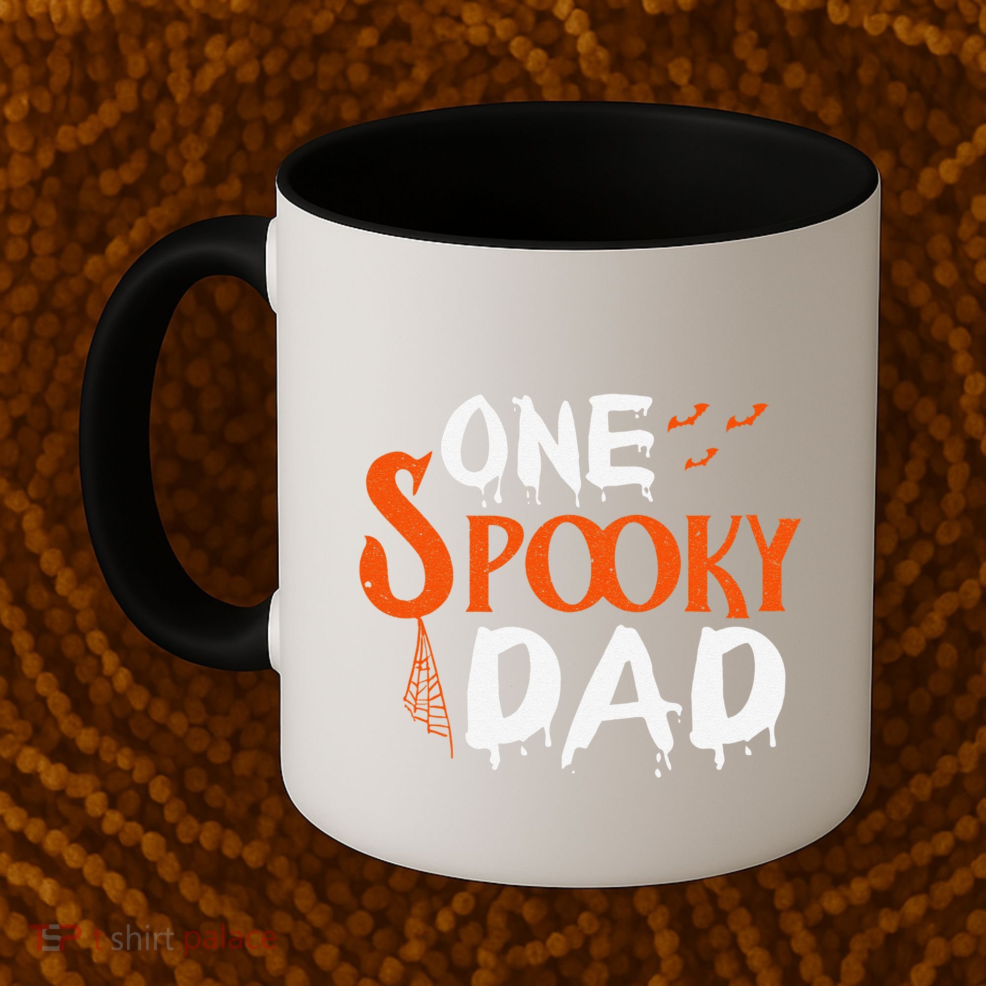 Funny One Spooky Dad Halloween Family Outfit Daddy Father Coffee Mug