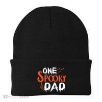 Funny One Spooky Dad Halloween Family Outfit Daddy Father Beanie thumb 0