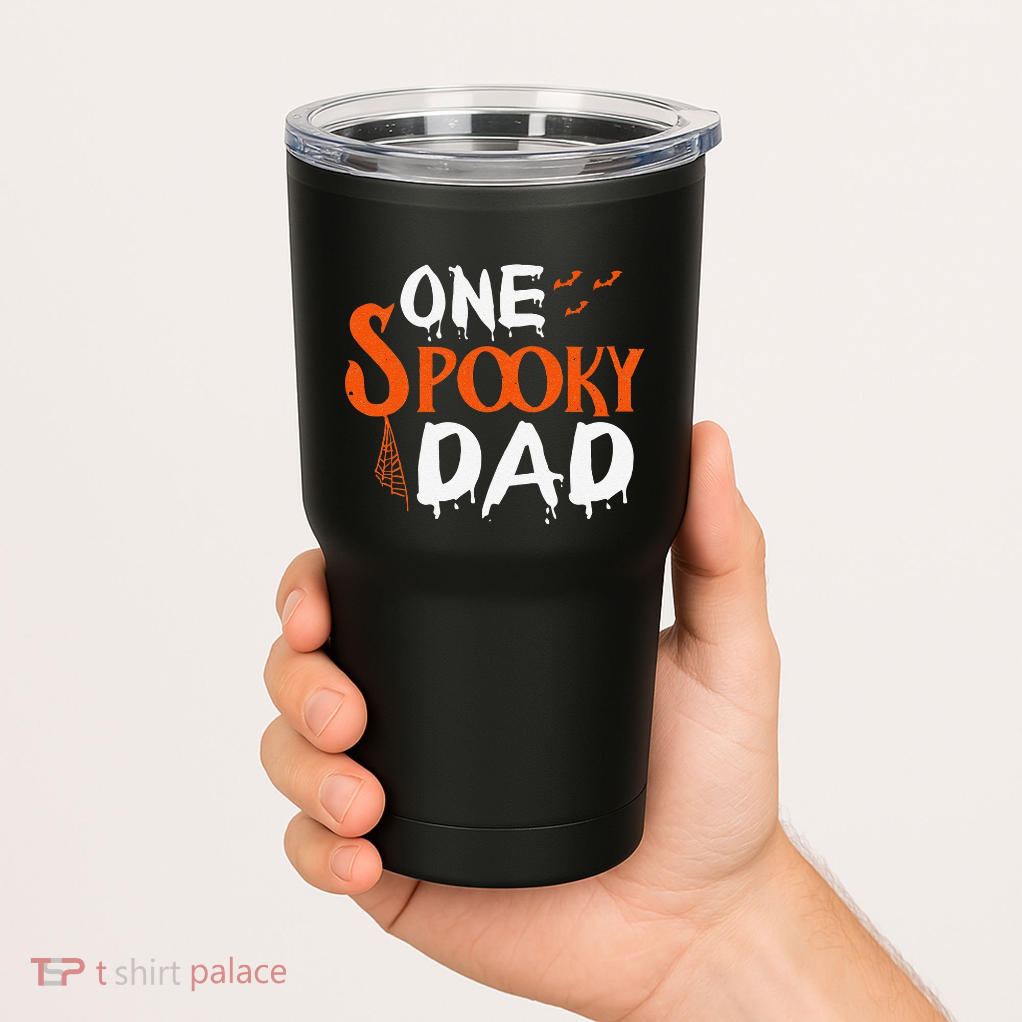 Funny One Spooky Dad Halloween Family Outfit Daddy Father Tumbler