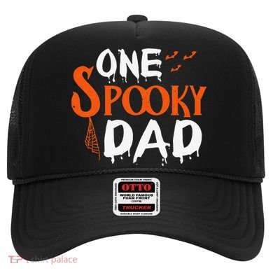 Funny One Spooky Dad Halloween Family Outfit Daddy Father Hat