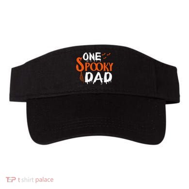 Funny One Spooky Dad Halloween Family Outfit Daddy Father Visor