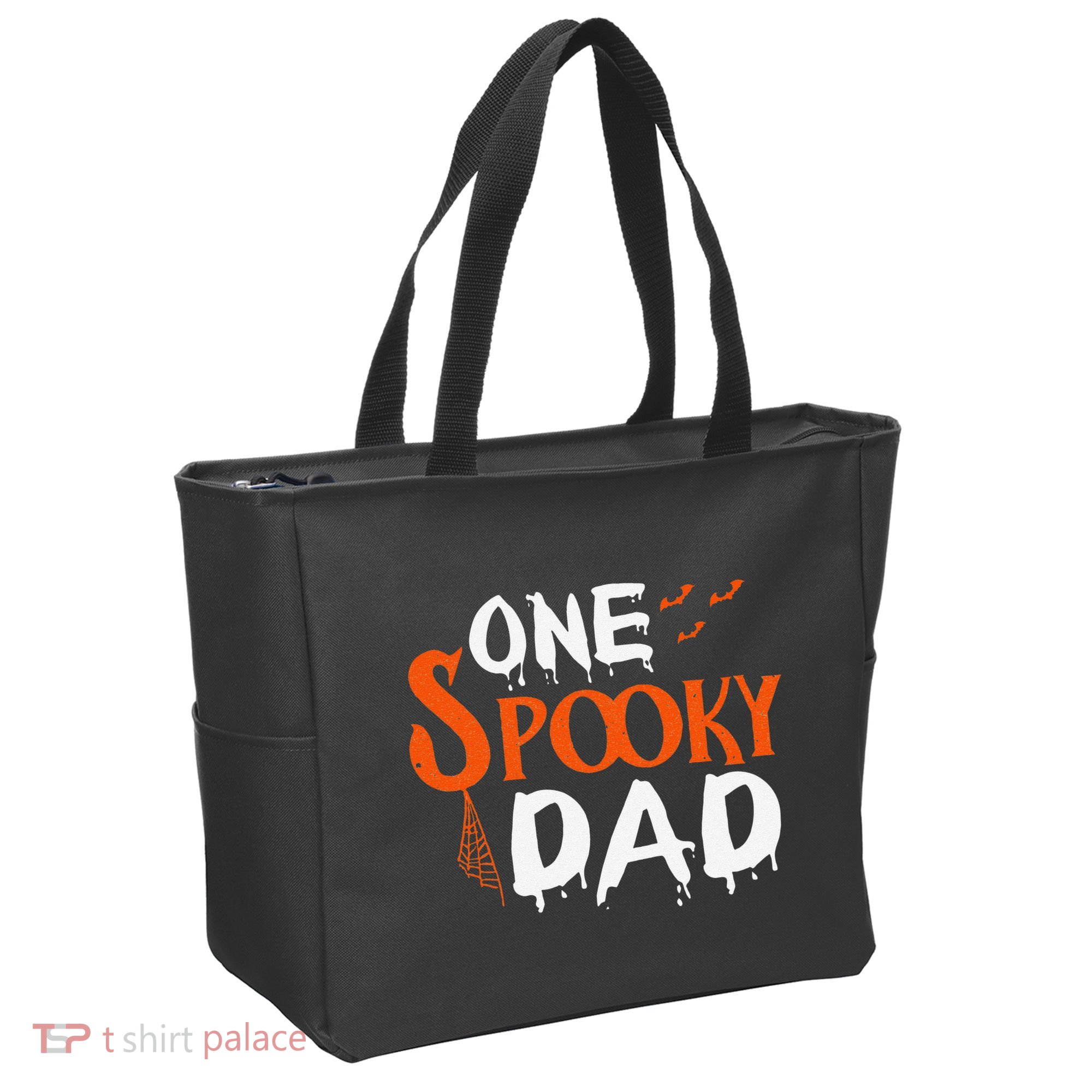 Funny One Spooky Dad Halloween Family Outfit Daddy Father Tote Bag