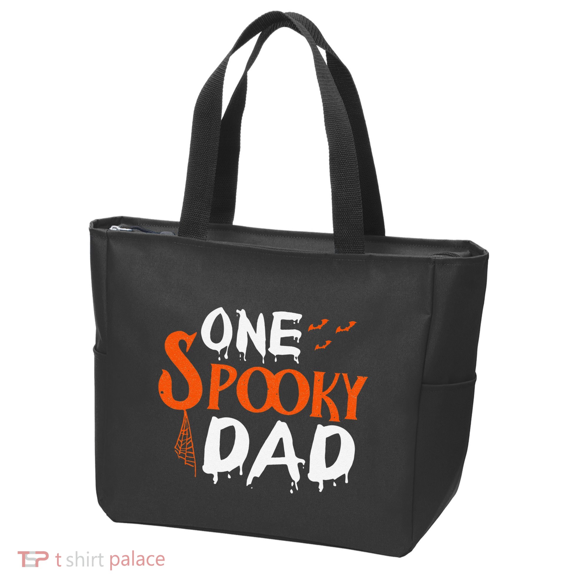 Funny One Spooky Dad Halloween Family Outfit Daddy Father Tote Bag