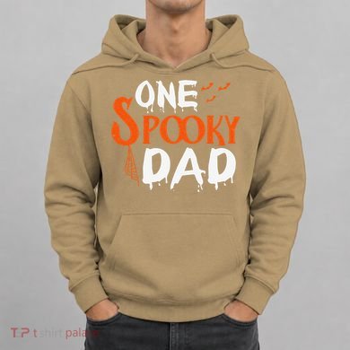 Funny One Spooky Dad Halloween Family Outfit Daddy Father Hoodie