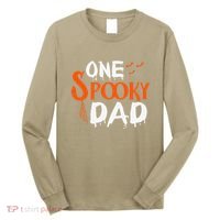 Funny One Spooky Dad Halloween Family Outfit Daddy Father Long Sleeve Shirt thumb 0
