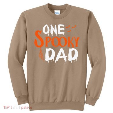 Funny One Spooky Dad Halloween Family Outfit Daddy Father Sweatshirt