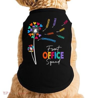 Front Office Squad Dandelion Flower Doggie Tank
