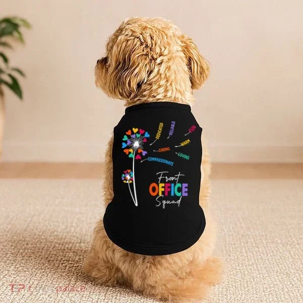 Front Office Squad Dandelion Flower Doggie Tank