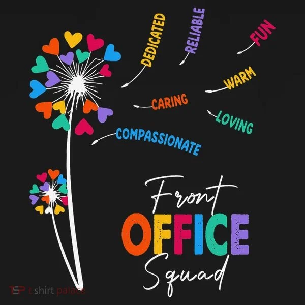 Front Office Squad Dandelion Flower Doggie Tank