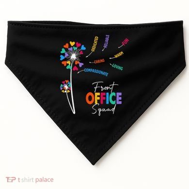 Front Office Squad Dandelion Flower USA-Made Doggie Bandana