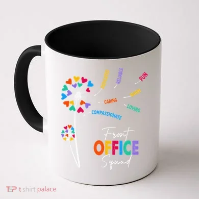 Front Office Squad Dandelion Flower Coffee Mug