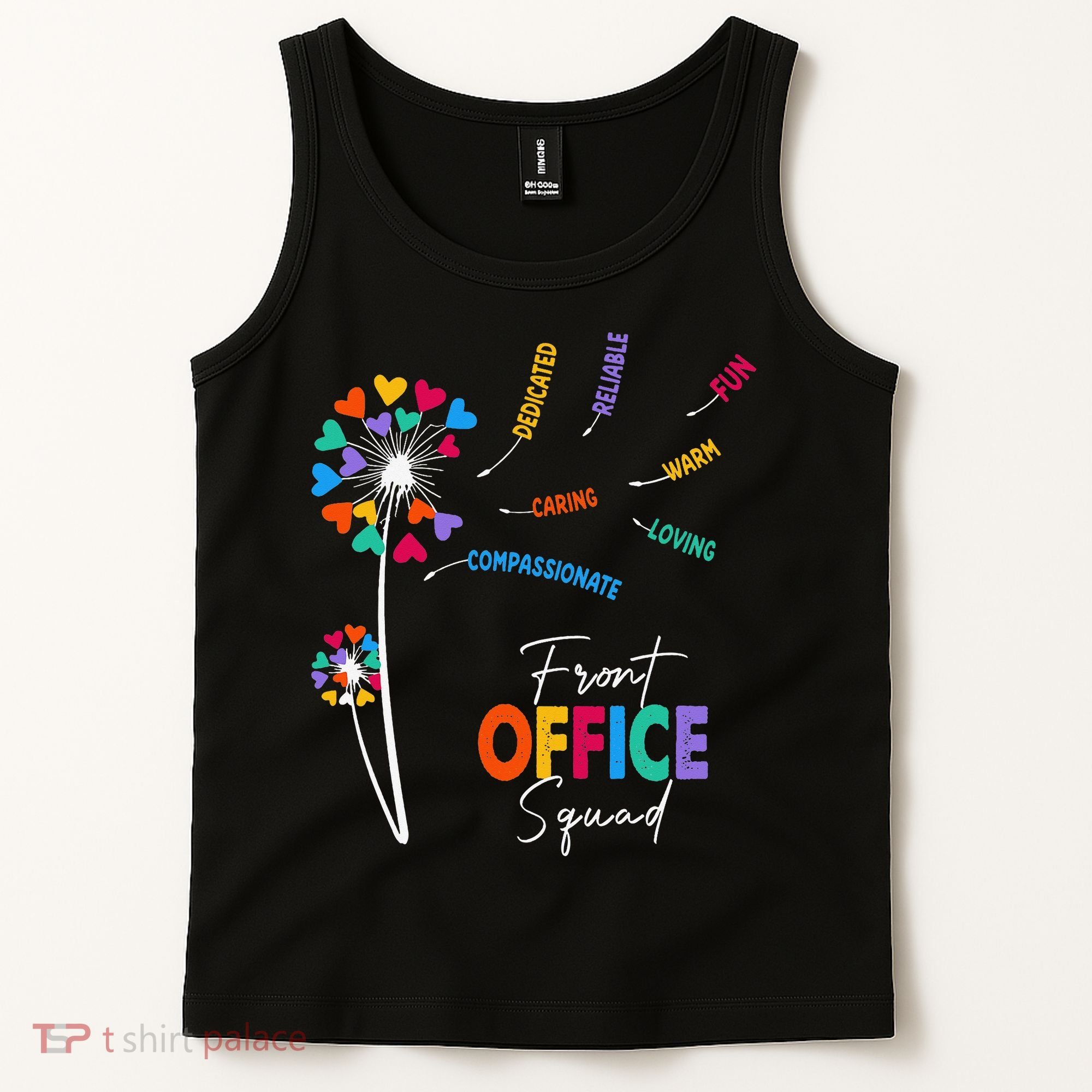 Front Office Squad Dandelion Flower Tank Top