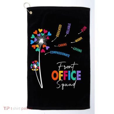 Front Office Squad Dandelion Flower Golf Towel