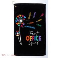 Front Office Squad Dandelion Flower Golf Towel thumb 0