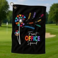 Front Office Squad Dandelion Flower Golf Towel thumb 1