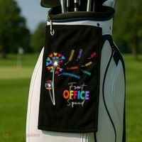 Front Office Squad Dandelion Flower Golf Towel thumb 2
