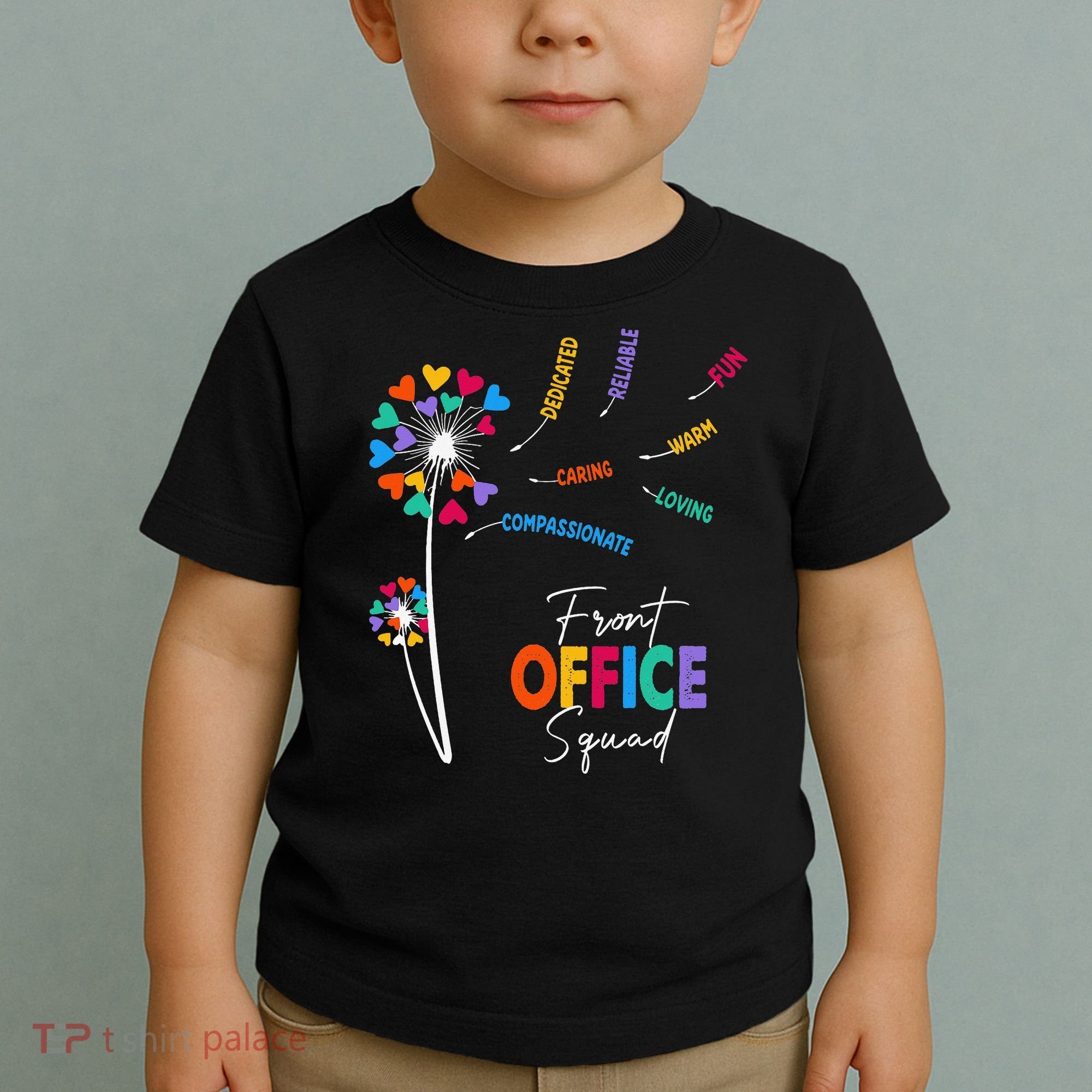 Front Office Squad Dandelion Flower Toddler T-Shirt