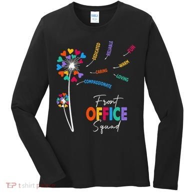 Front Office Squad Dandelion Flower Women's Long Sleeve Shirt