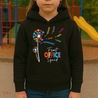 Front Office Squad Dandelion Flower Kids Hoodie thumb 3