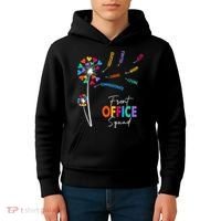 Front Office Squad Dandelion Flower Kids Hoodie thumb 4