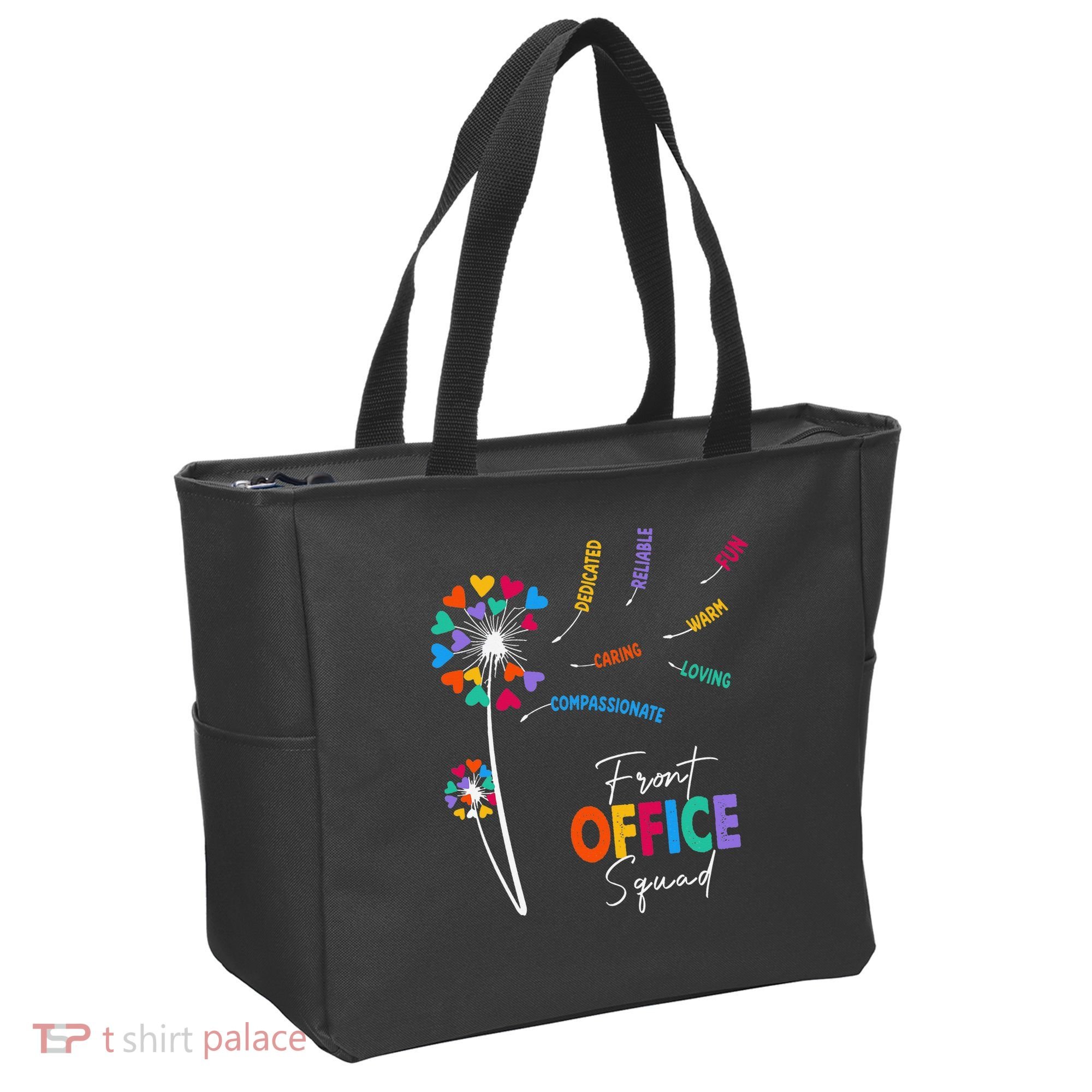 Front Office Squad Dandelion Flower Tote Bag