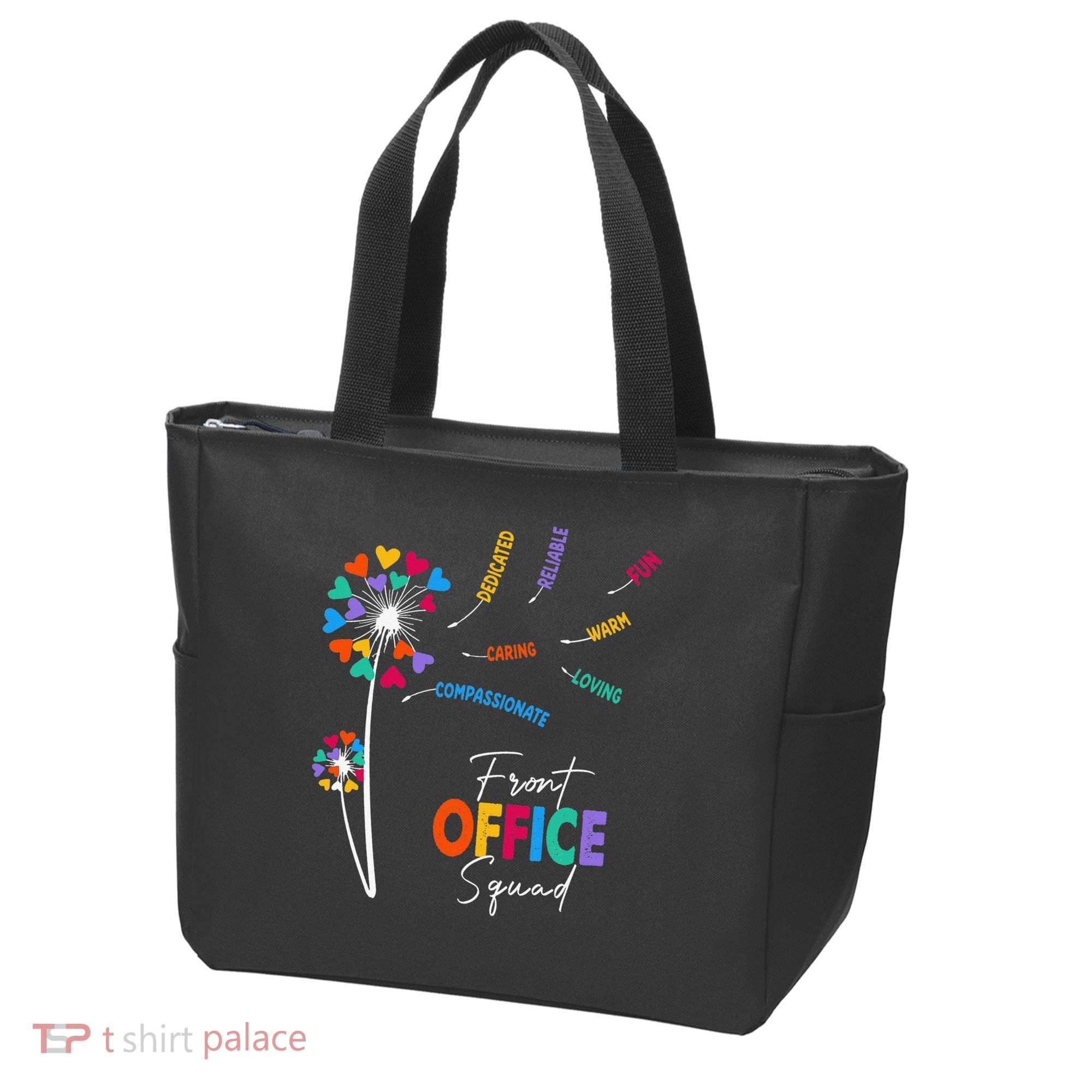 Front Office Squad Dandelion Flower Tote Bag