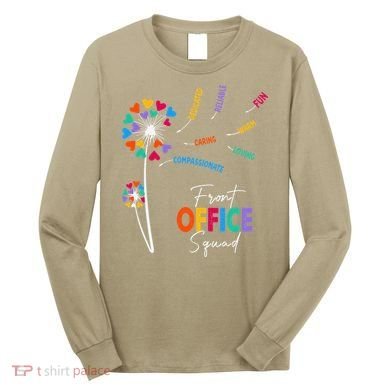 Front Office Squad Dandelion Flower Long Sleeve Shirt