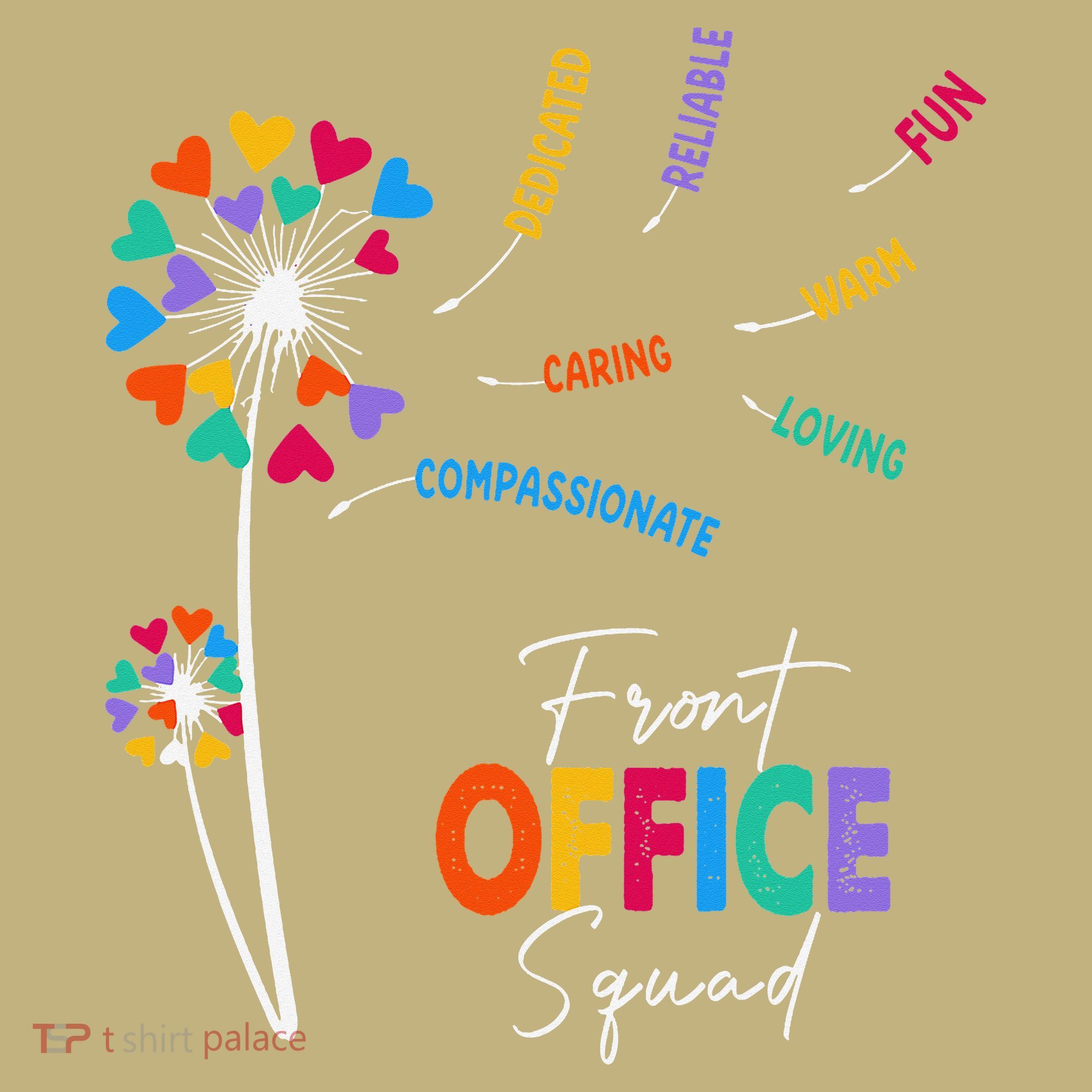 Front Office Squad Dandelion Flower Mousepad