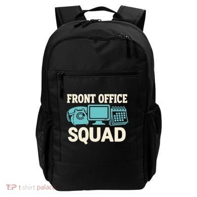 Front Office Squad Funny Retro Receptionist Desk Worker Backpack