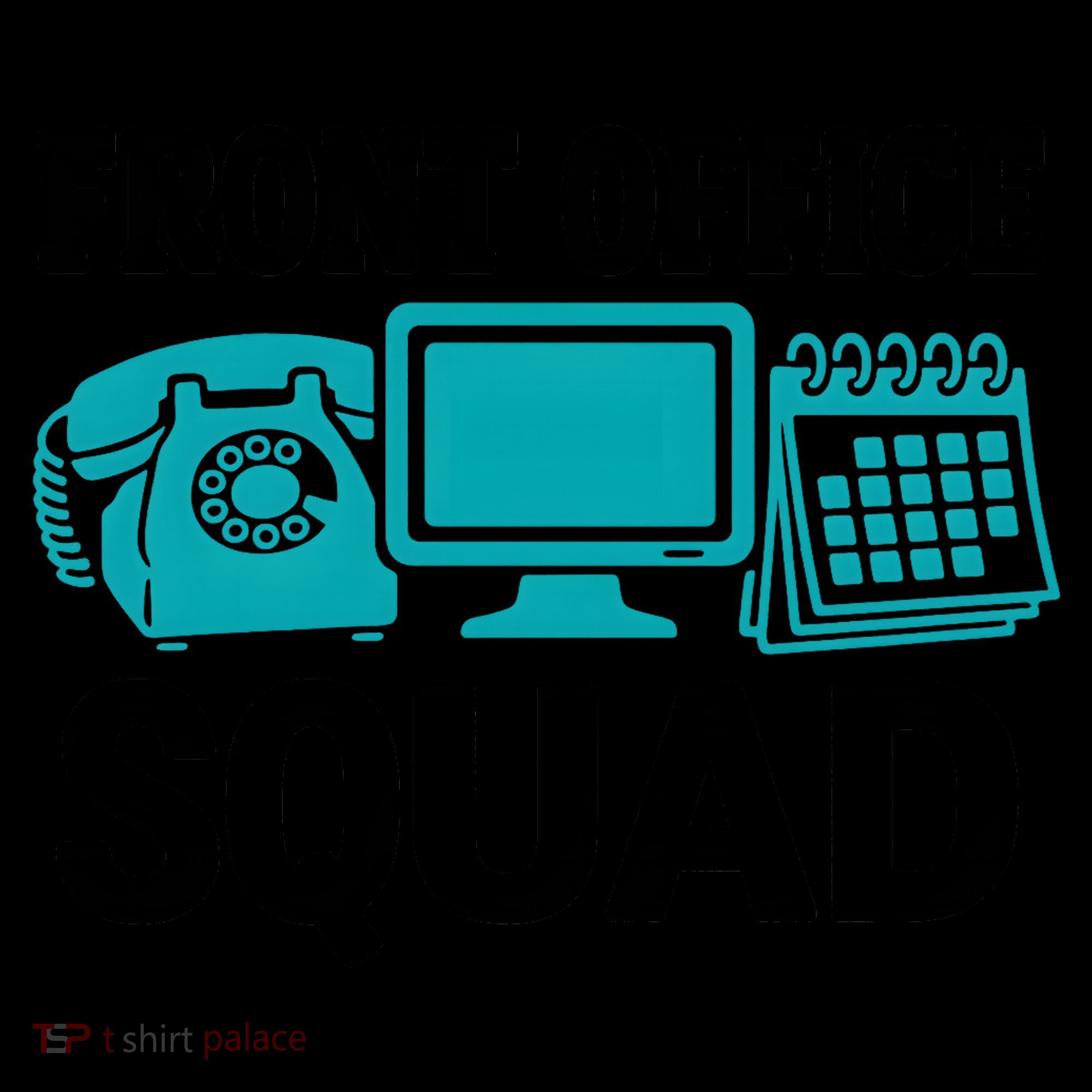 Front Office Squad Funny Retro Receptionist Desk Worker Coffee Mug